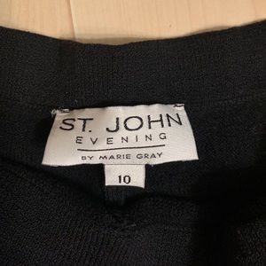St. John Evening Marie Gray Knitwear pants size 10